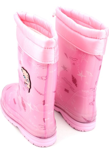 Kışlık Kız Çocuk Içi Sıcak Astarlı Su Geçirmez Yağmur Bot Çizme fırsatları