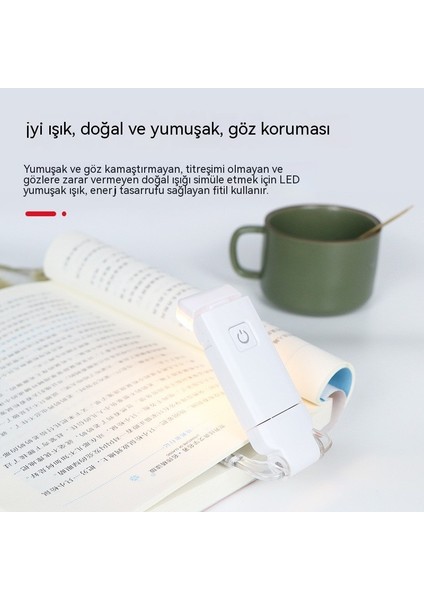 Ev USB Kitap Tutucu Taşınabilir Okuma Lambası (Yurt Dışından)