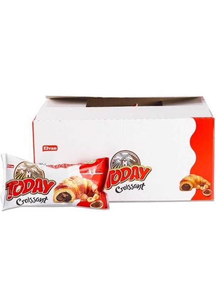 Today Kruvasan Çikolatalı 40 Gr. 20 Li 4 Paket (1 Koli)