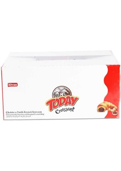 Today Kruvasan Çikolatalı 40 Gr. 20 Li 4 Paket (1 Koli)
