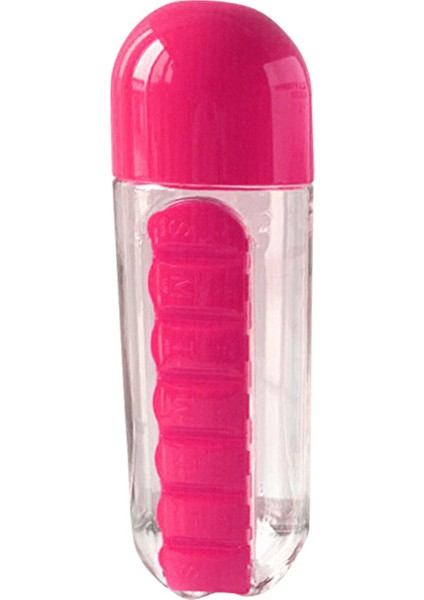 Gahome Açık Taşınabilir Tritan Hap Kutusu Su Bardağı ile Yedi (Yurt Dışından)