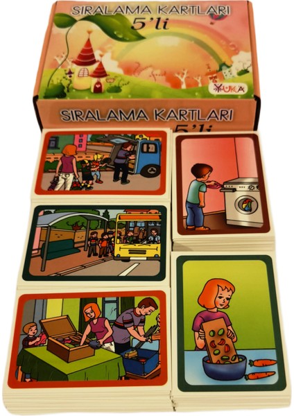 Sıralama Kartları 5'li