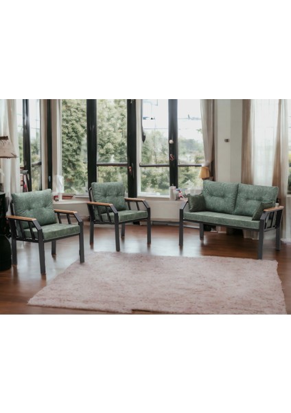 Bahçe Balkon Kafe Mobilyası 2+1+1