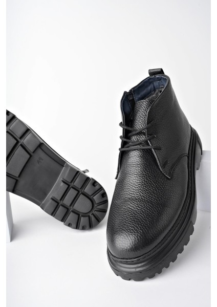 Foden Garantili Hakiki Deri Fermuarlı Içi Kürklü Eva Taban Erkek Kışlık Bot fırsatları