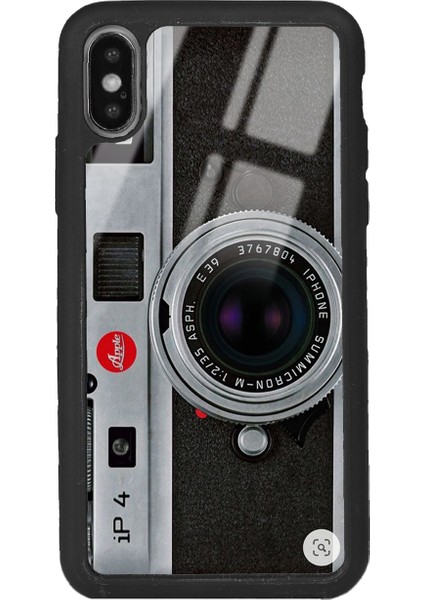 iPhone Xs Lens Tasarımlı Glossy Telefon Kılıfı