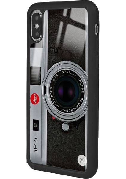 iPhone Xs Lens Tasarımlı Glossy Telefon Kılıfı