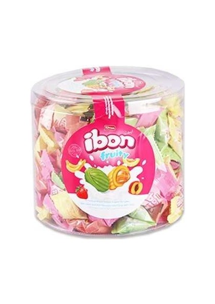 Ibon Sütlü Meyveli Şeker 1000 Gr. Silindir 8 Kutu (1 Koli) modelleri