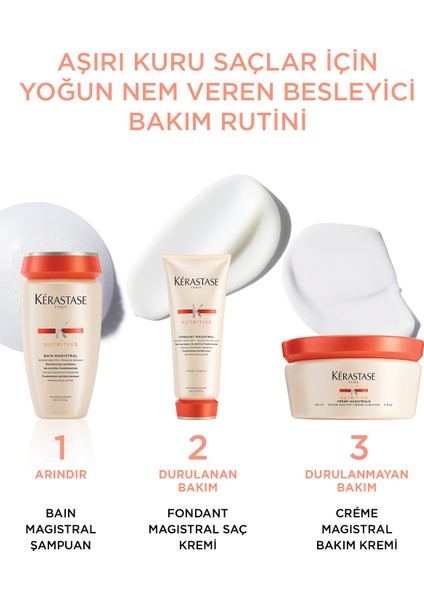 Nutritive Fondant Magistral Aşırı Kuru Saçlara Yoğun Nem Veren Durulanan Saç Bakım Kremi