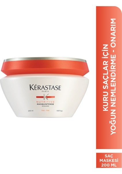 Nutritive Masquintense Fine Ince Telli Ve Kuru Saçlar Için Nem Veren Besleyici Maske 200ml