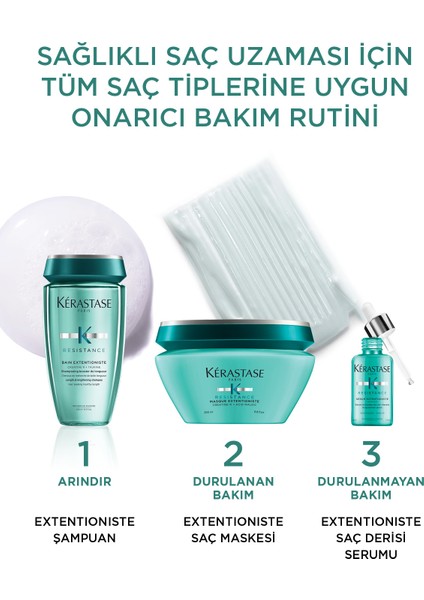 Resistance Bain Extentioniste Daha Sağlıklı Uzayan Güçlü Saçlar İçin Onarıcı Şampuan 250ml