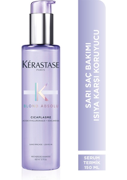 Blond Absolu Cicaplasme - İşlem Görmüş ve Röfleli Saçlar İçin Isıya Karşı Koruyucu Serum 150Ml