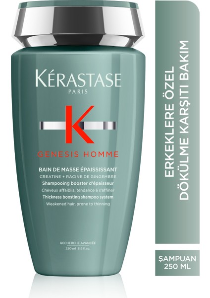 Genesis Homme Bain De Masse Yoğunlaştırıcı Şampuan 250ml