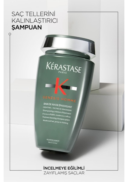 Genesis Homme Bain De Masse Yoğunlaştırıcı Şampuan 250ml