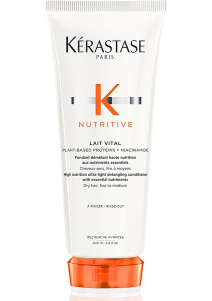 Nutritive Nutritive Lait Vital Kuru Saçlar Için Saç Kremi 150 ml 150 ml