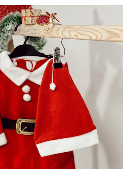 Kız Çocuk Şapkalı Noel Elbise fiyatları