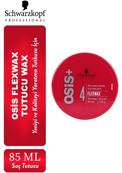 Schwarzkopf Osis Flexwax Tutucu Wax 85 ml 3 Adet