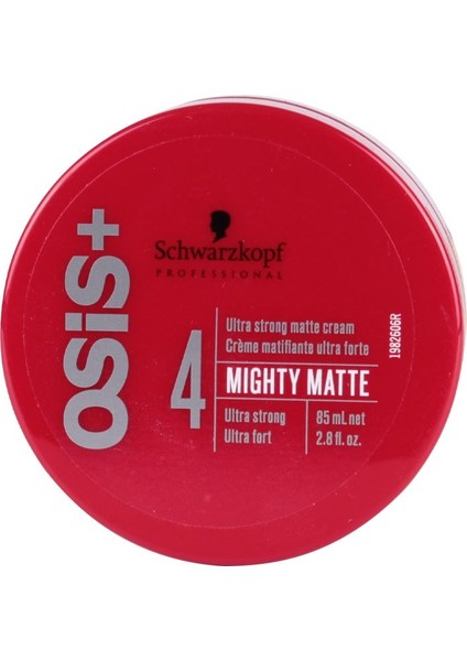 Schwarzkopf Osis+ 4 Mighty Matte Ultra Güçlü Mat Wax 85 Ml 2 Adet