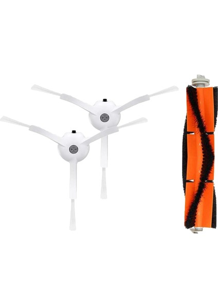 Xiaomi Mi Robot Vacuum Mop 2 Pro Akıllı Robot Süpürge Set 1 Adet Ana Fırça 2 Adet Yan Fırça