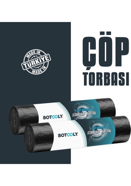 Sotooly Çöp Torbasi Endüstriyel Hantal Boy 100*150 (600GR)