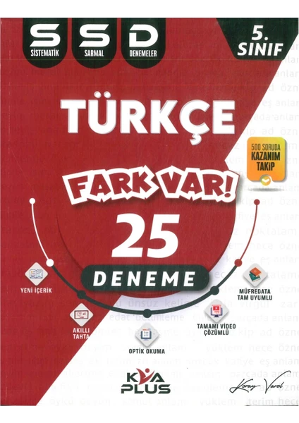 Koray Varol Akademi Türkçe 5.Sınıf 25 Deneme