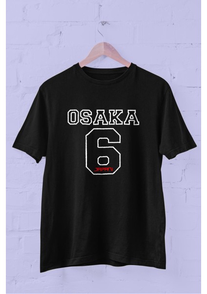 Osaka 6 Baskılı Bisiklet Yaka Erkek Tişört