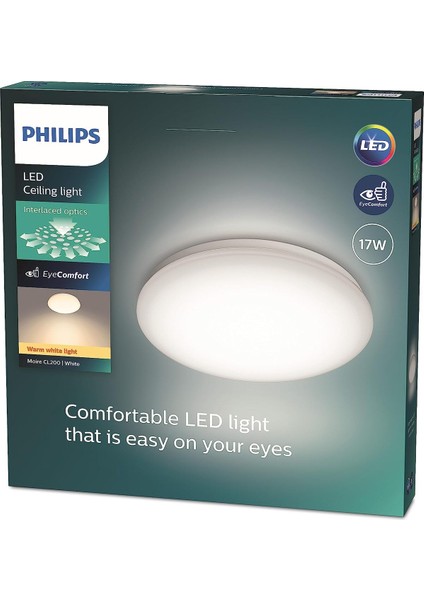 CL200 Fonksiyonel Tavan Lambası 17W 2700K Sarı Işık Entegre LED