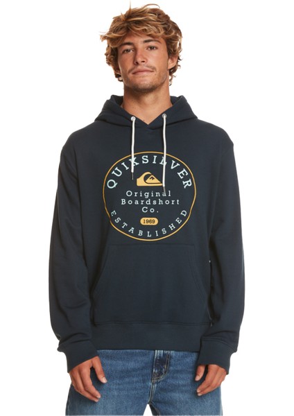 Circle Trim Hood Erkek Sweatshirt