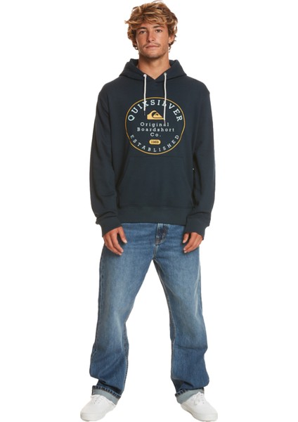 Circle Trim Hood Erkek Sweatshirt