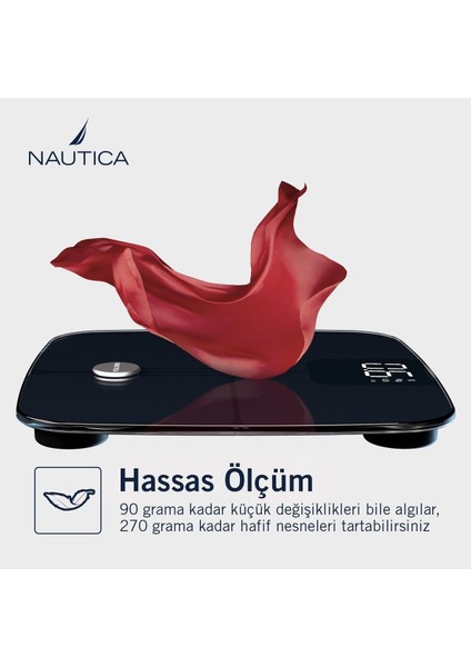 Gradient Collection Plus Vücut Analizli Akıllı Bluetooth Tartı Baskül Navy Sarı