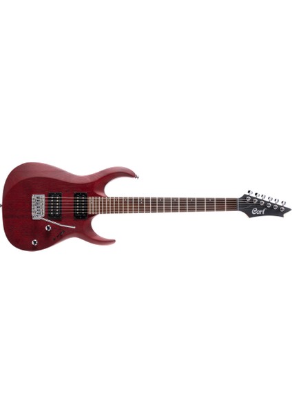 X100 Opbc Elektro Gitar Open Pore Black Cherry