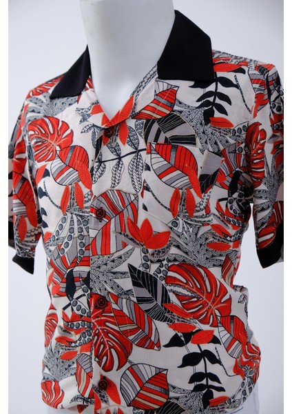 kısa kollu erkek çocuk spor gömlek modelleri