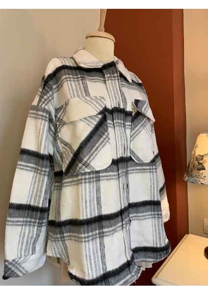 Oversize Oduncu Gömleği. Ekoseli Gömlek Ceket