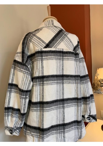 Oversize Oduncu Gömleği. Ekoseli Gömlek Ceket