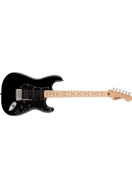 Sonic Stratocaster Hss Akçaağaç Klavye Siyah Elektro Gitar