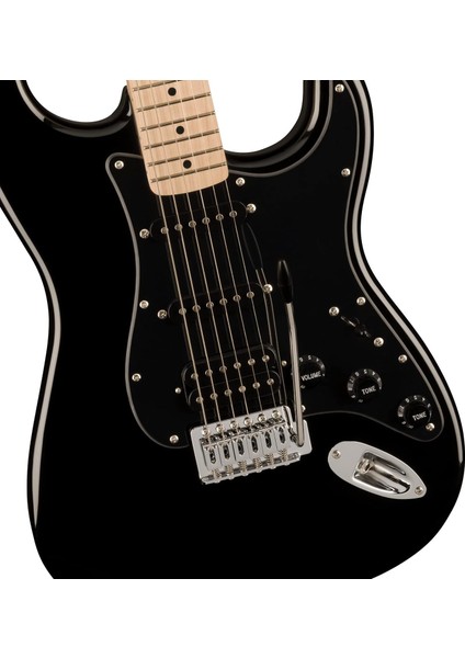 Sonic Stratocaster Hss Akçaağaç Klavye Siyah Elektro Gitar