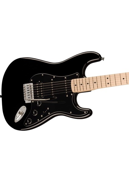 Sonic Stratocaster Hss Akçaağaç Klavye Siyah Elektro Gitar