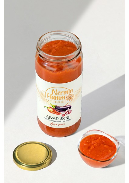 Közlenmiş Biber Patlıcanlı Ajvar (500 Cc)