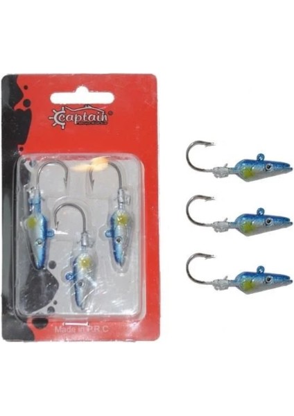 6457 Jig Head Ultimate Sardine 3 Lü Paket 15GR Color:7