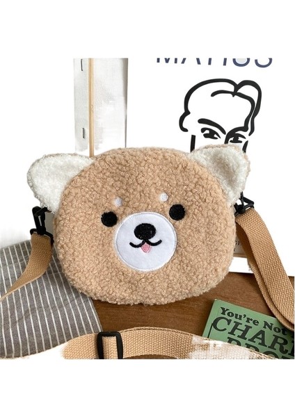 Kadın Karikatür Peluş Omuz Messenger Çanta (Yurt Dışından)