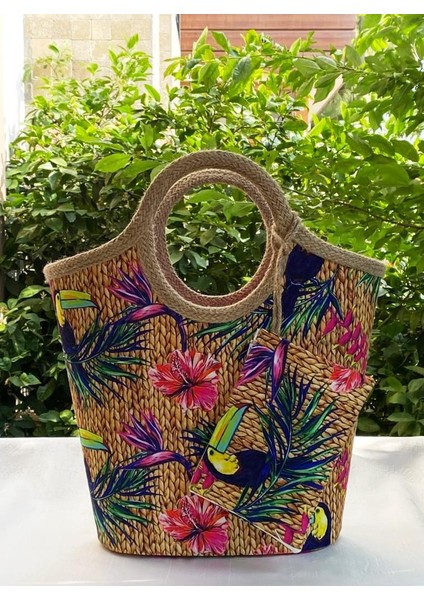 Plaj Çantası Tukan Kuşu