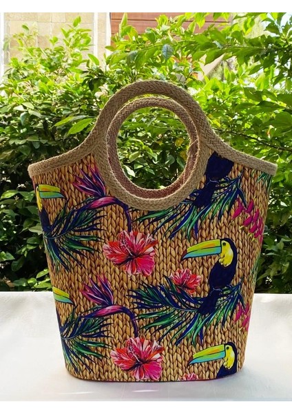 Plaj Çantası Tukan Kuşu fiyatları