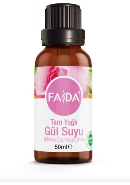 Tam Yağlı Gül Hidrolatı Rosa Damascena 50 ml