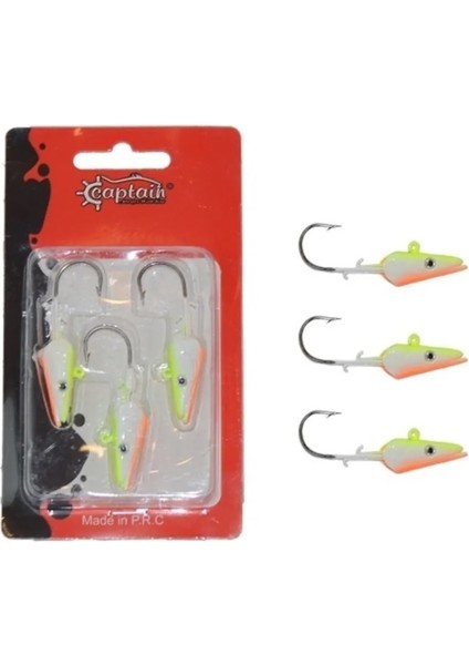 6457 Jig Head Ultimate Sardine 3 Lü Paket 15GR Color:1