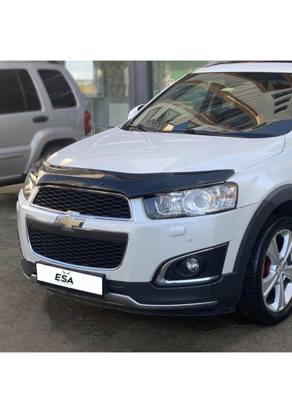 Chevrolet Captiva Ön Kaput Koruyucu Rüzgarlığı Abs Plastik Piano Black 2012-2019 Yılları Arası modelleri