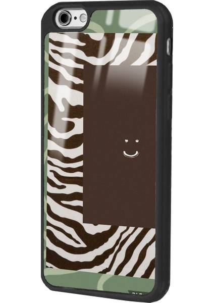 iPhone 6 Plus Kahve Zebra Tasarımlı Glossy Telefon Kılıfı fiyatları