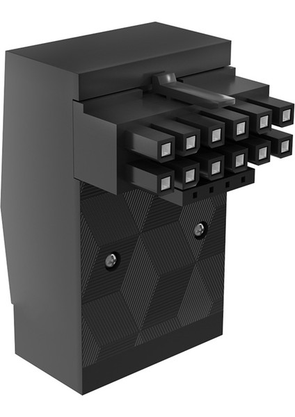 12VHRWR 600W 5.0 Grafik Kartı 12+4pin Konnektör 90 Derece Adaptör Atx 3.0 16PIN Erkek - Dişi Güç Kaynağı Adaptörü(A) (Yurt Dışından)