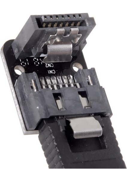 PH018 Anakart SATA7PIN Arayüzü 90 Derece Konnektörü Ters Yönde Dönüştürün (Yurt Dışından)