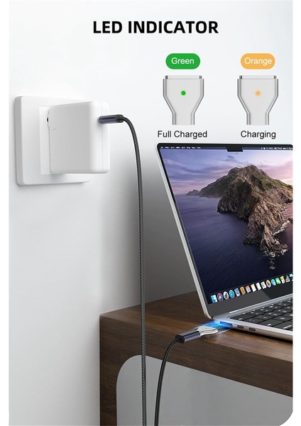 Pro 2023 (M2, 14/16 Inç), 2022 (M2) Için Uyumlu 140W USB C - Manyetik 3 Şarj Adaptörü (Yurt Dışından) fırsatları