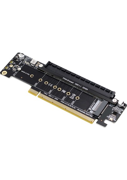 Pcıe 4.0 Kanal Ayırıcı Genişletme Yükseltici Kartı 8+4+4hyper Ultra Vroc M.2 Nvme Bağlantı Noktası Genişletme Yükseltici Kartı (Yurt Dışından)