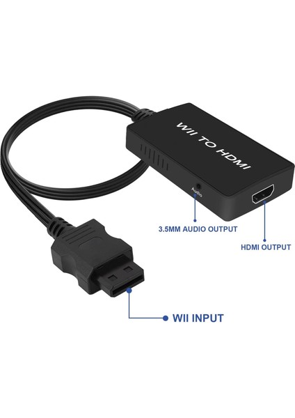 Wıı2 - Hd Dönüştürücü Adaptör 1080P 720P Çıkış Video ve Ses (Yurt Dışından) fiyatları